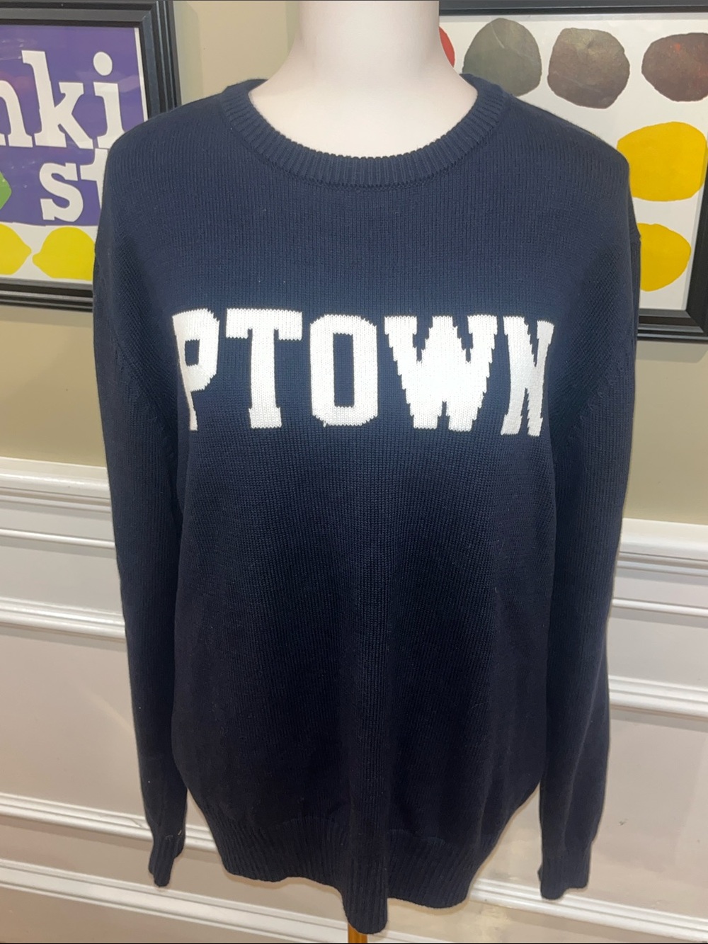 Thoughtful Design Group Navy Provincetown Sweater